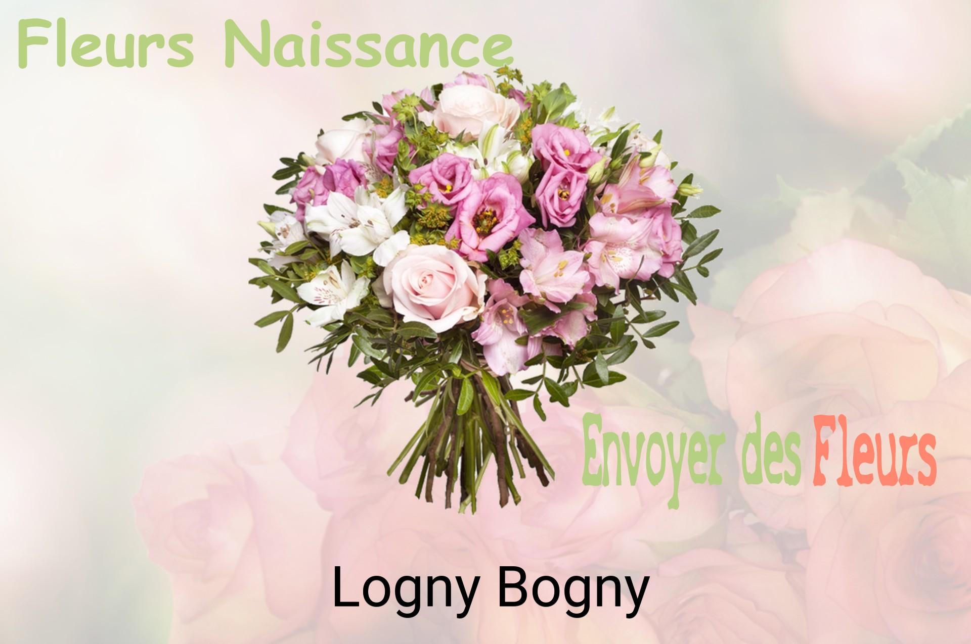 Bouquet de fleurs de naissance livré à Logny-Bogny